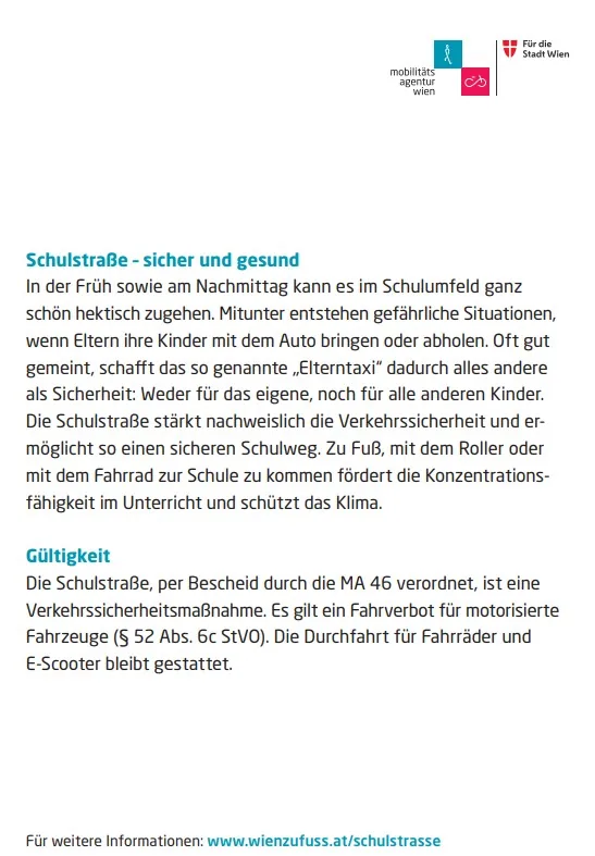 Schulstraße Fuchsröhrenstraße – Dokumentation 2